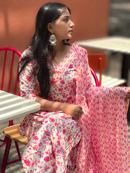 Cotton Floral Salwar Set