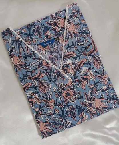 Blue Floral Kurti