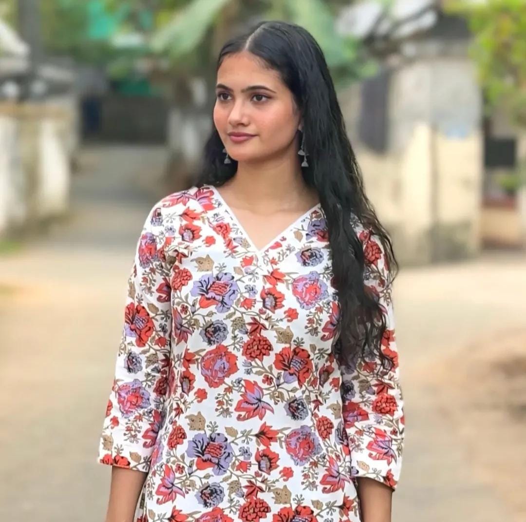 Floral Kurti Single Piece
