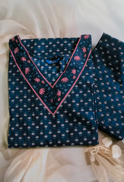 Blue Charm Co-ord Set